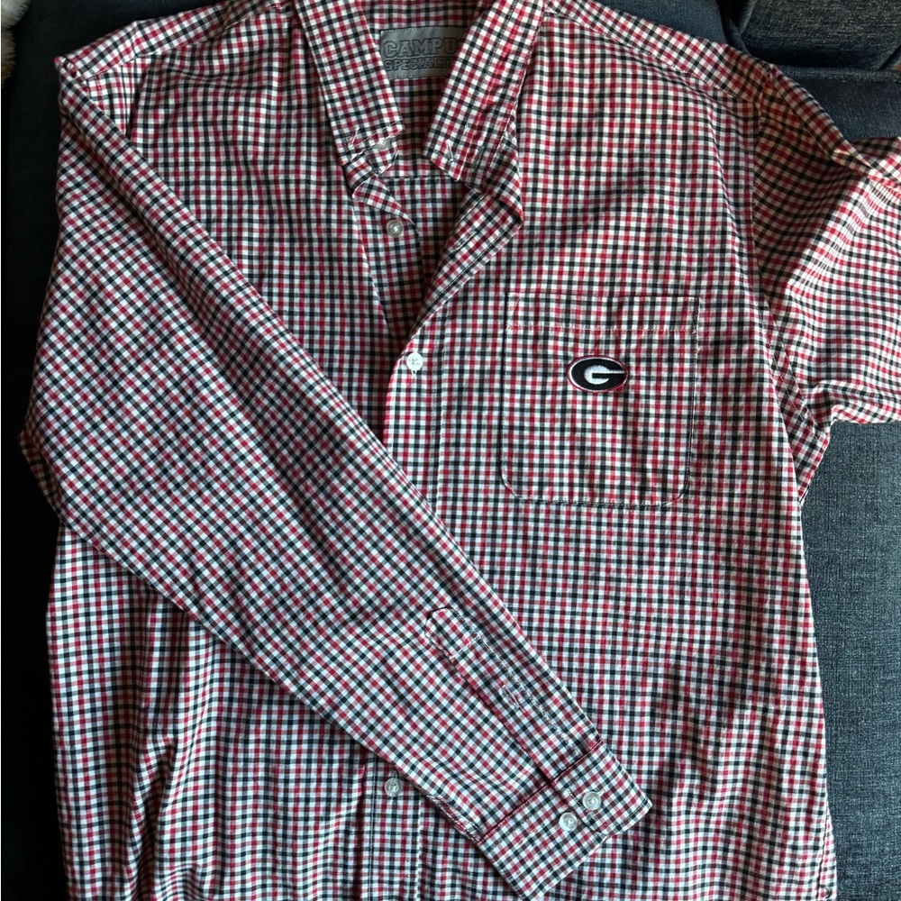 University of Georgia Game Day Button Down